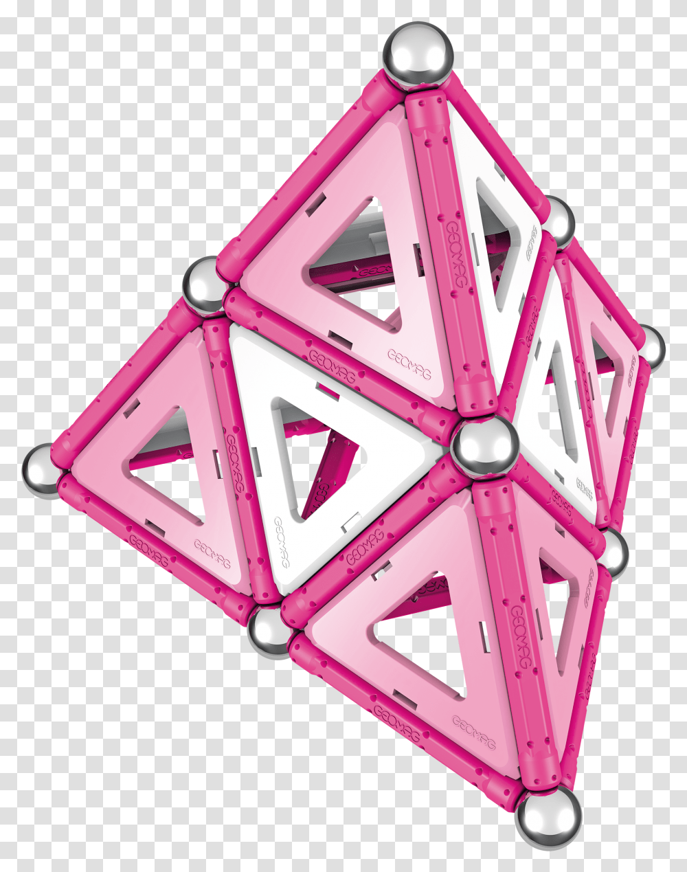 Geomag Pink, Spoke, Machine, Wheel, Triangle Transparent Png