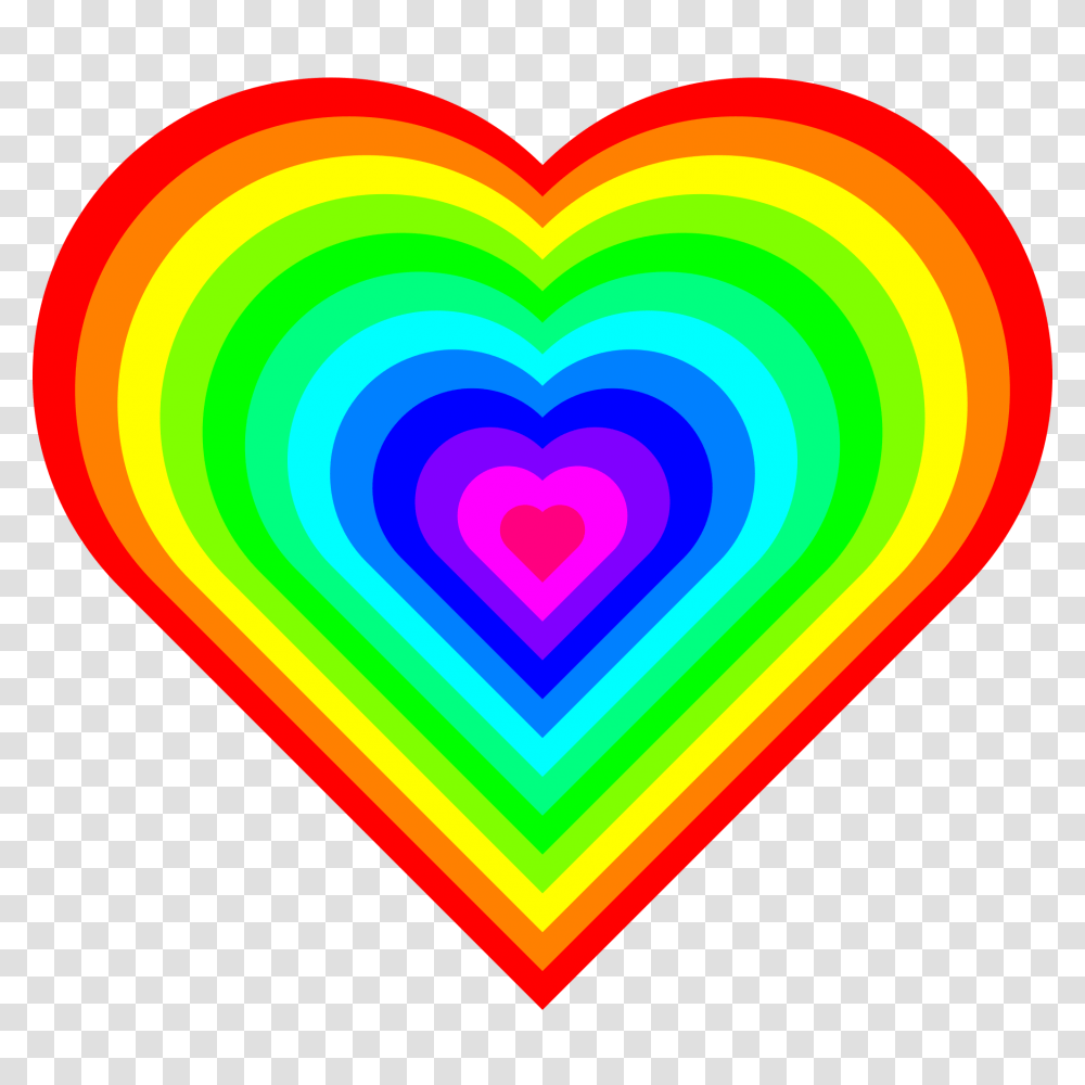 Geometric 12 Color Heart Clip Arts For Web Clip Arts Rainbow Heart, Rug, Light, Graphics Transparent Png