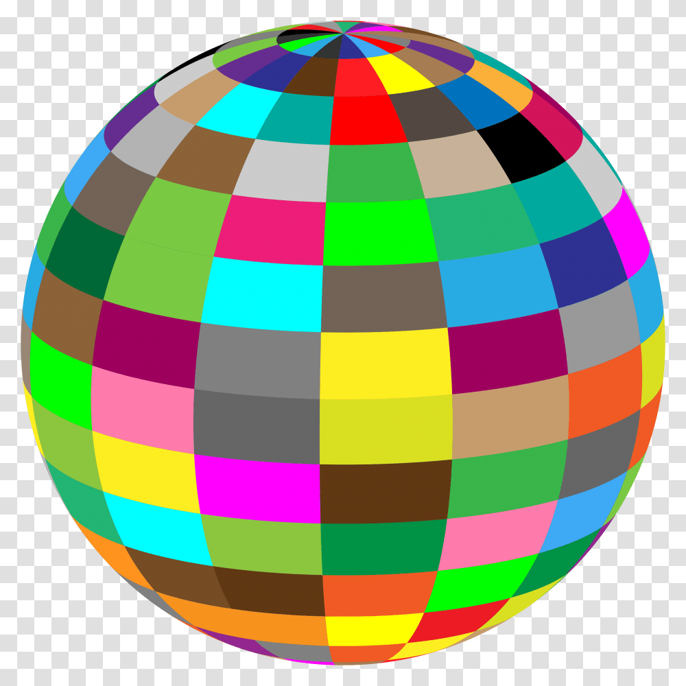 Geometric Beach Ball Icons, Sphere, Balloon Transparent Png