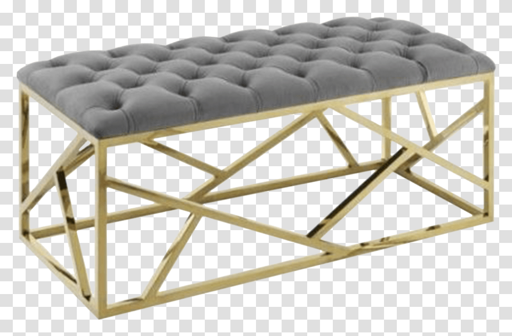 Geometric Bench, Furniture, Ottoman, Rug, Crib Transparent Png