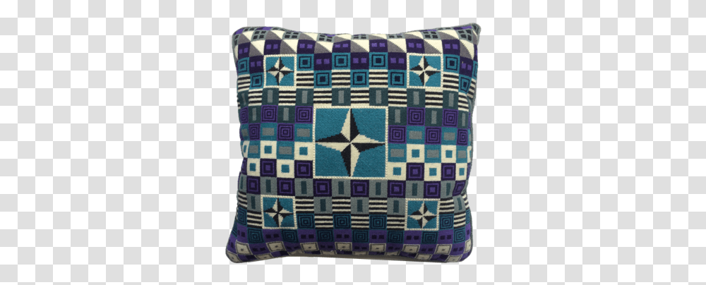 Geometric Cushion Purple Star Motif Sale Cushion, Pillow, Rug Transparent Png