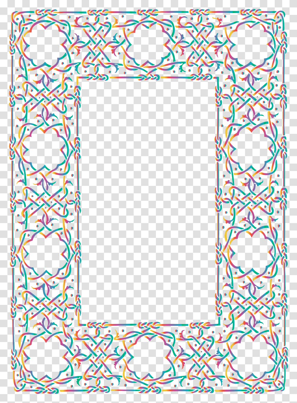 Geometric Decor Border Clipart Download Frames And Borders Geometric, Number, Pattern Transparent Png