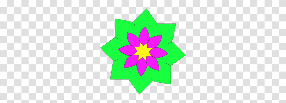 Geometric Flower Shape Clip Art, Star Symbol Transparent Png