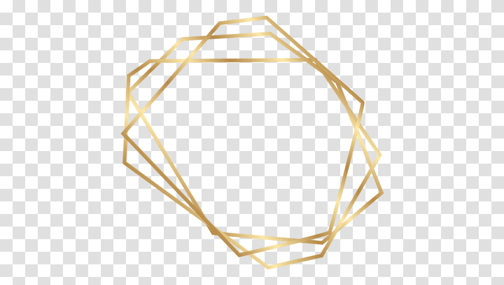Geometric Frame Border Gold Border Gold Frame, Accessories, Accessory, Lamp, Diamond Transparent Png