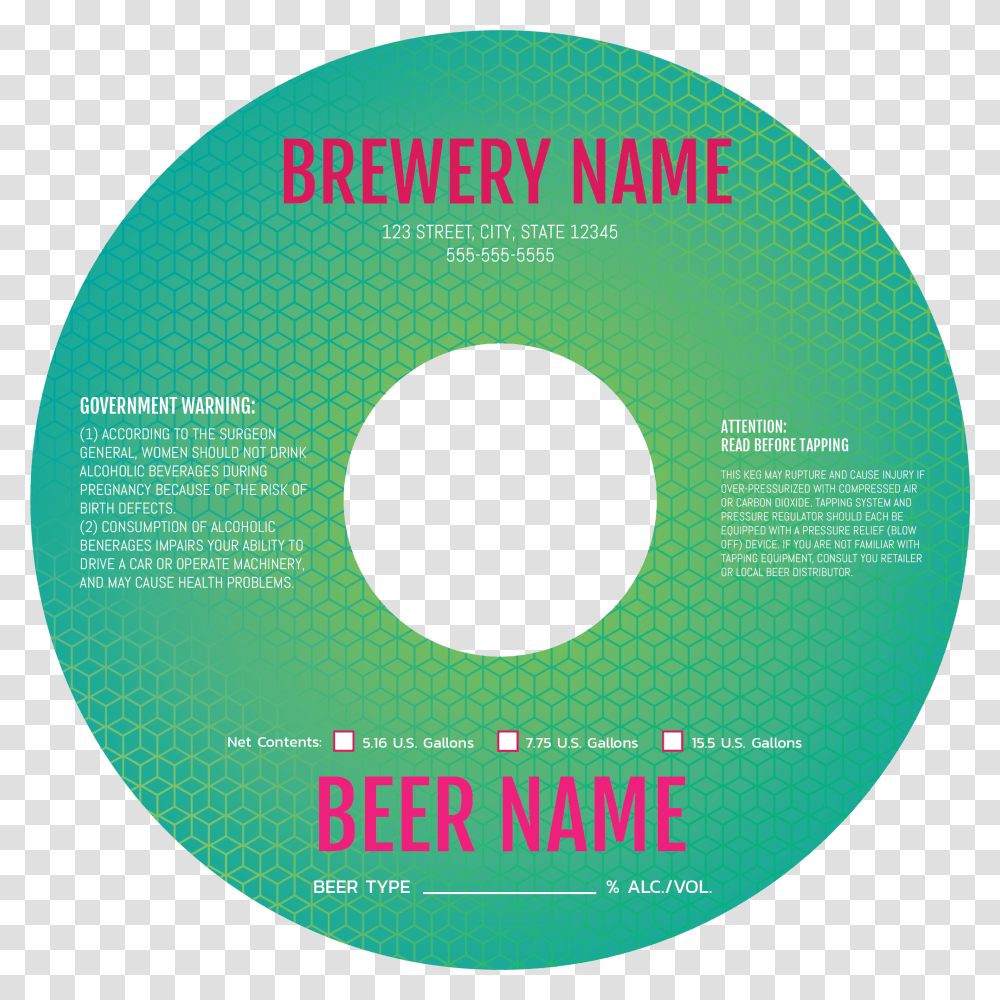 Geometric Gradient Circle, Disk, Dvd Transparent Png