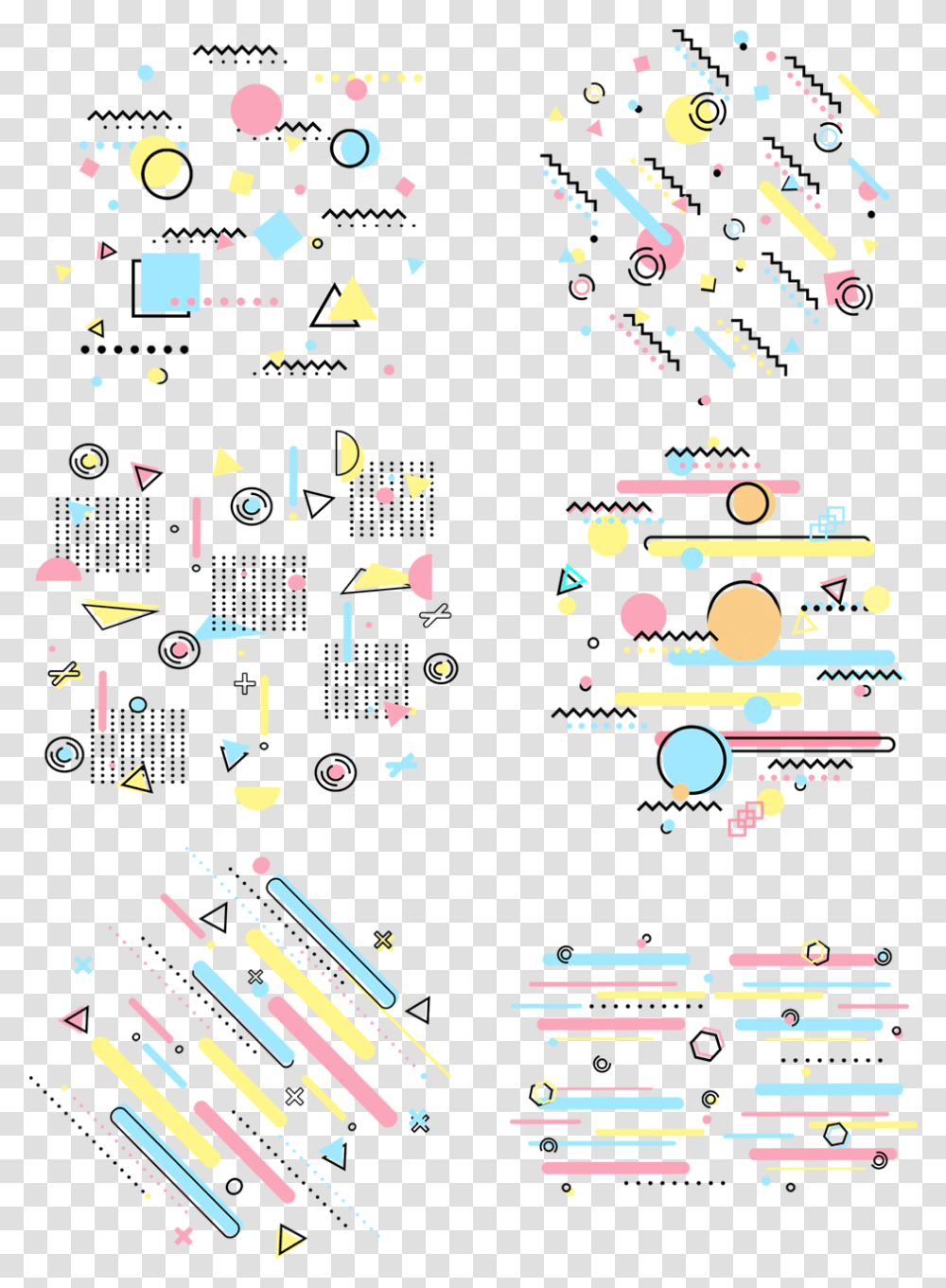 Geometric Heart Portable Network Graphics, Confetti, Paper Transparent Png