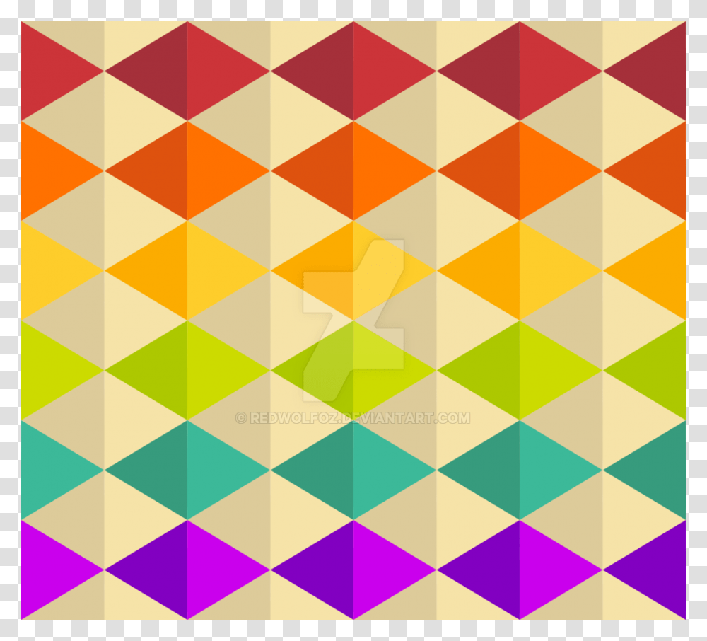 Geometric Pattern Split Diamond Rainbow, Chess, Game, Rug Transparent Png