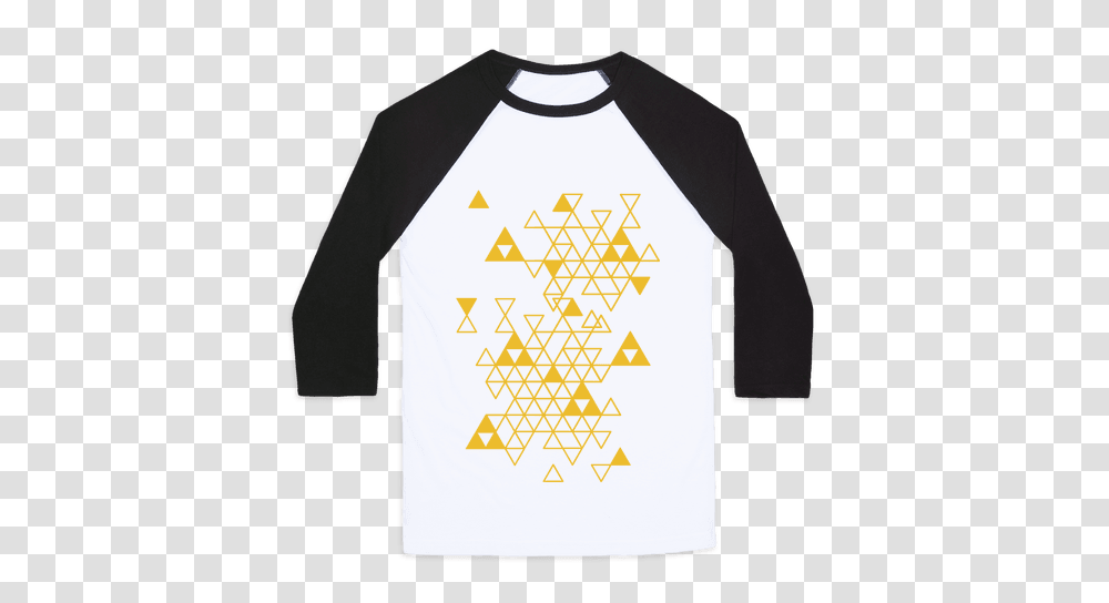 Geometric Patterns Baseball Tees Lookhuman, Long Sleeve, Apparel Transparent Png