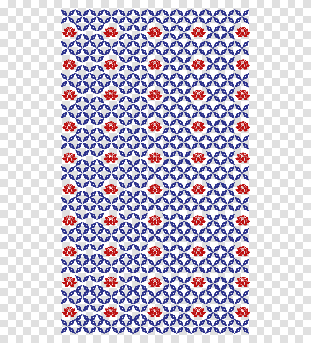 Geometric Shape And Floral Motif, Rug, Pattern, Sweets, Food Transparent Png