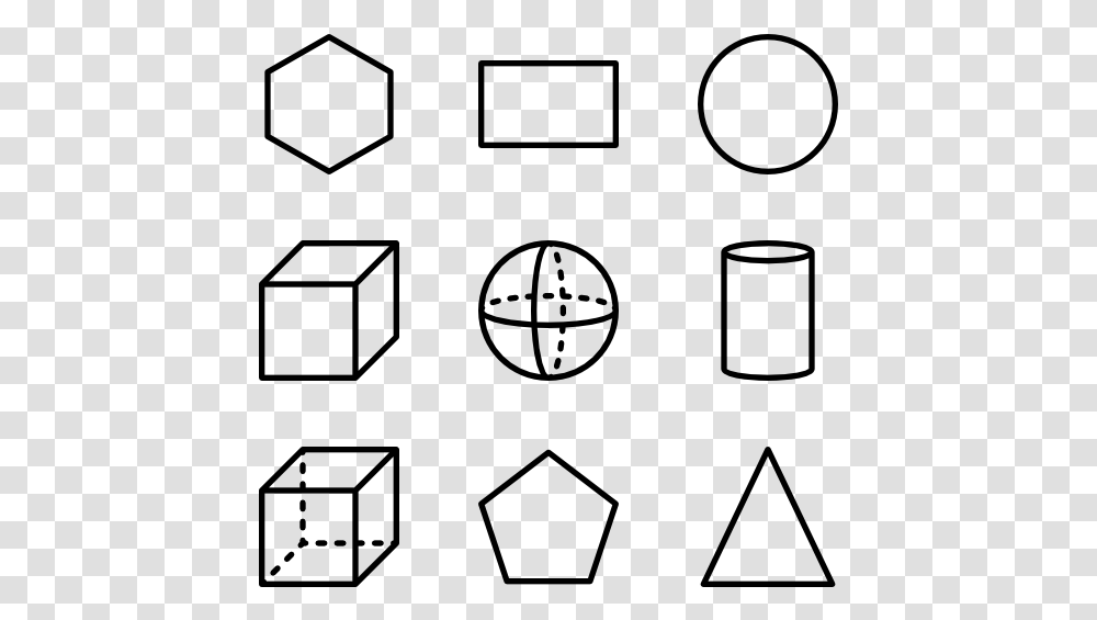 Geometric Shapes Pack, Gray, World Of Warcraft Transparent Png