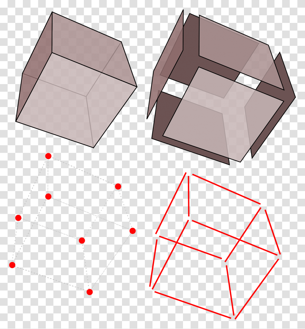 Geometric Square Vs Cube, Lighting, Plot, Diagram, Triangle Transparent Png