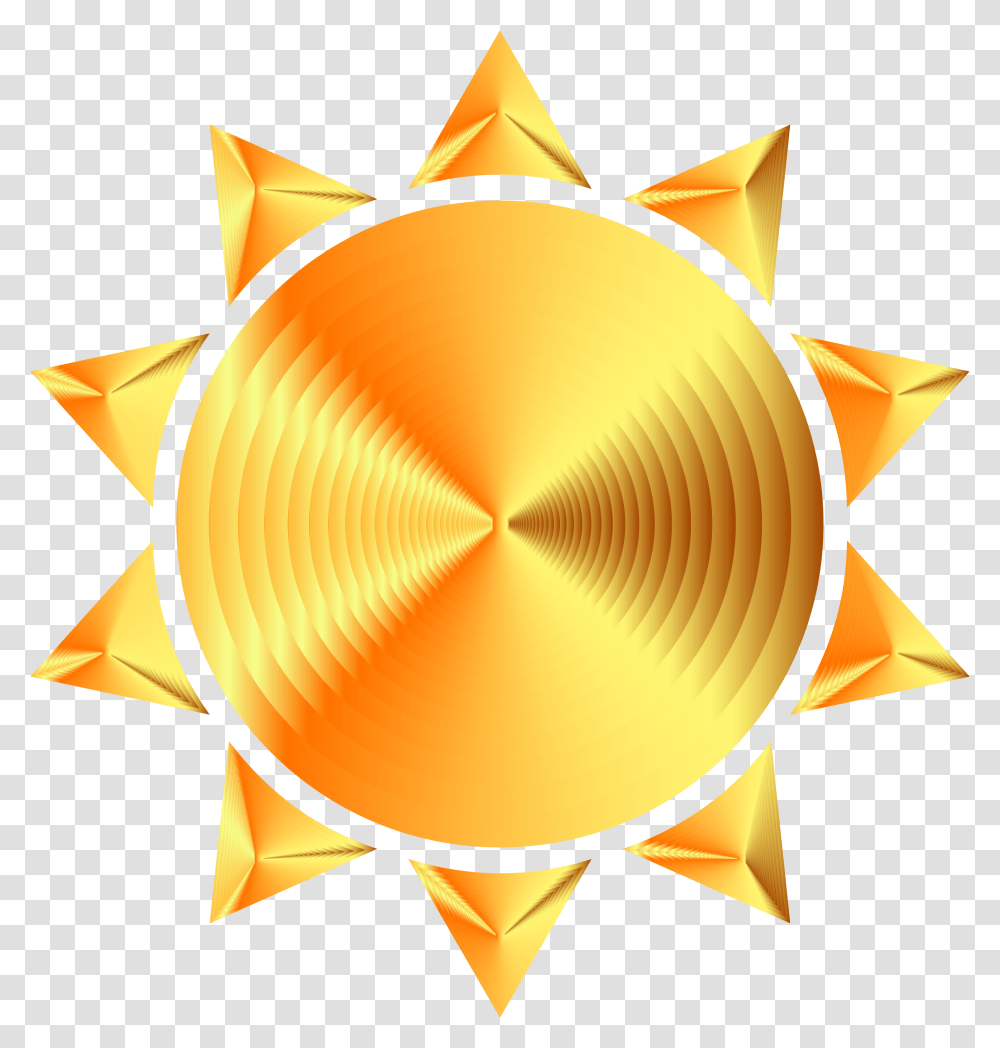 Geometric Sun Clipart Clip Royalty Free Library Prismatic Illustration, Lamp, Gold, Trophy, Sunlight Transparent Png