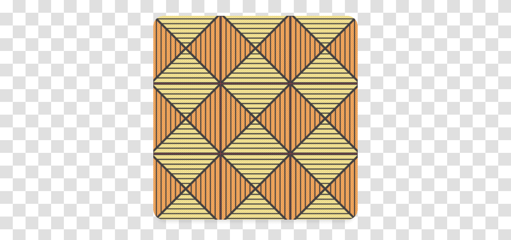 Geometric Triangle Pattern Square Coaster Triangle, Staircase, Paper Transparent Png