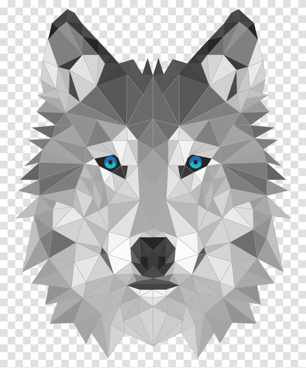 Geometric Wolf Galaxy, Diamond, Mammal, Animal Transparent Png