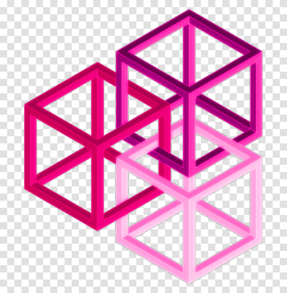 Geometrical Shapes Figuras Geomtricas Cubos Cubes Geometry Clipart, Cross, Purple, Box Transparent Png