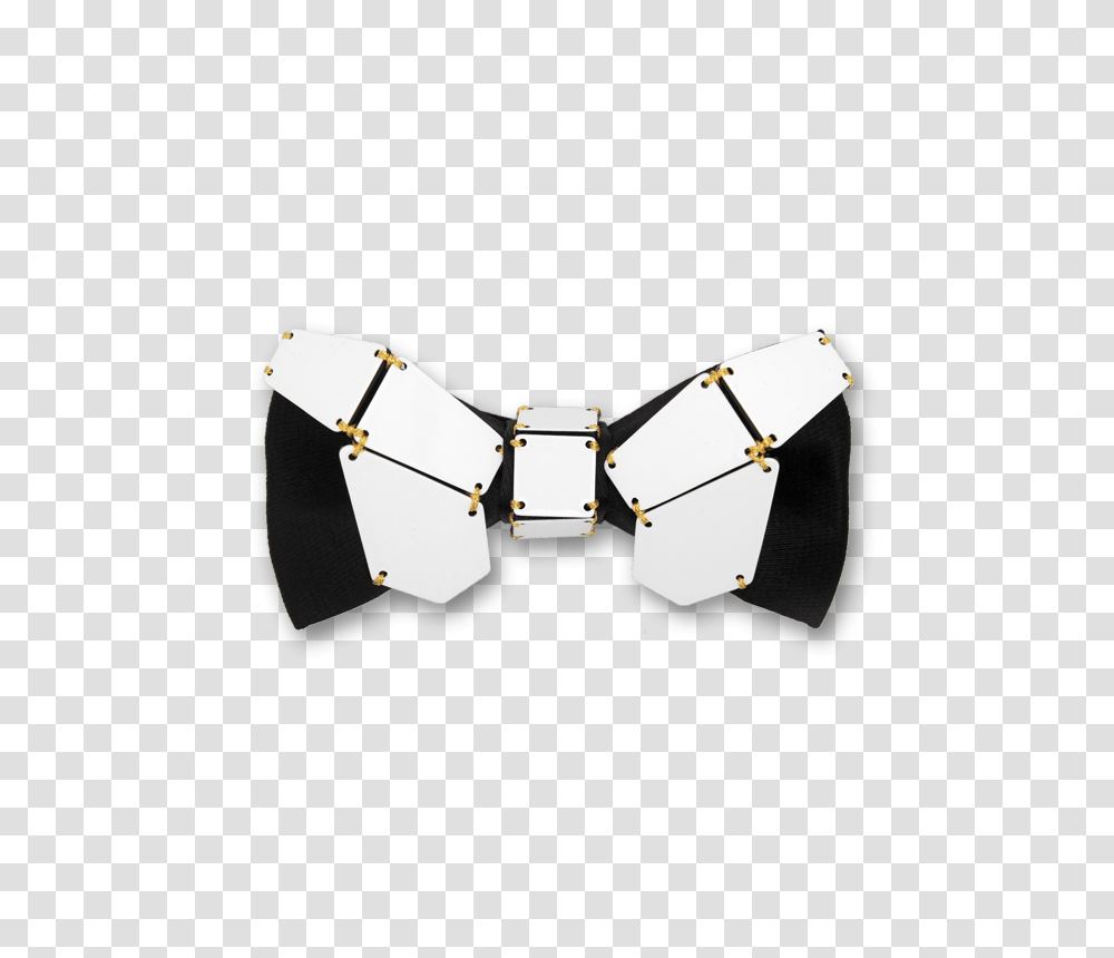 Geometry Butterfly In Gold Line Black White Bow Tie Unique Bow, Accessories, Accessory, Necktie, Sunglasses Transparent Png