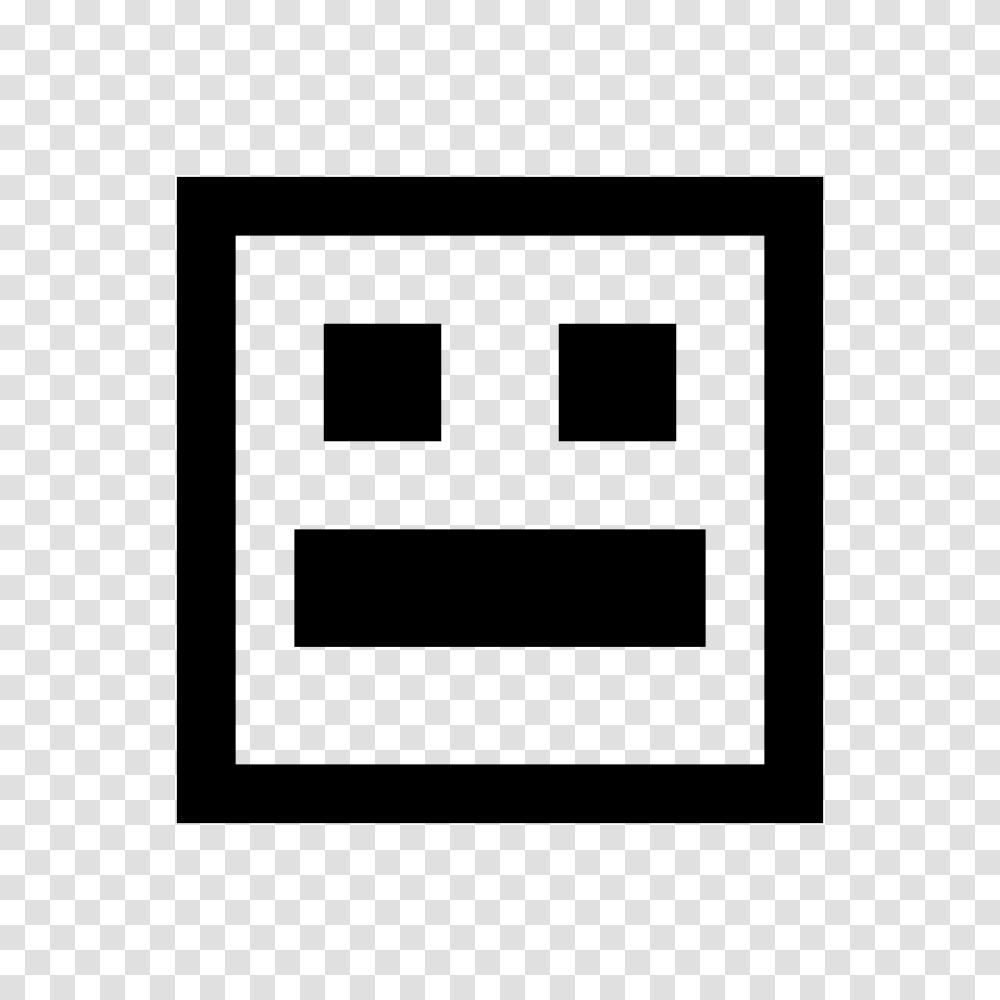 Geometry Dash Icon, Gray, World Of Warcraft Transparent Png