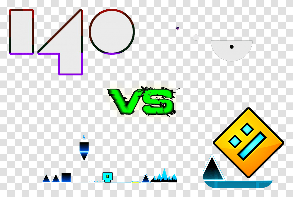 Geometry Dash Obstacles, Pac Man Transparent Png