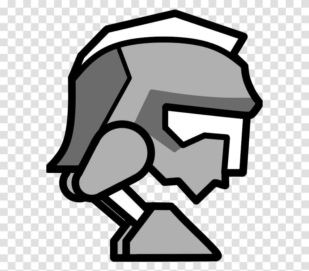 Geometry Dash Skins Robot, Hand, Stencil Transparent Png