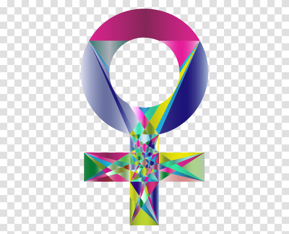 Geometry Gender Symbol Female Abstract, Balloon, Lighting Transparent Png