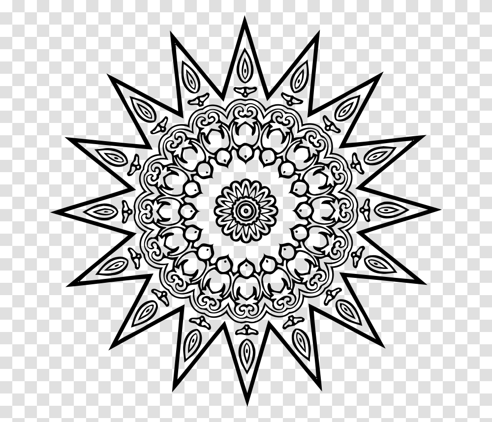 Geometry Geometric Shape Drawing Islamic Geometric Symbol South Africa Tattoo, Gray, World Of Warcraft Transparent Png