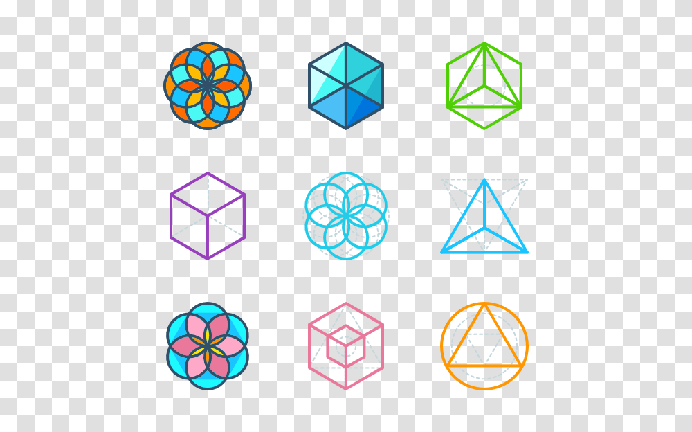 Geometry Icon Packs, Pattern, Crystal, Sphere, Rubix Cube Transparent Png