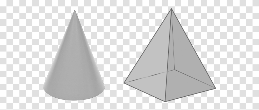 Geometry Same But Different Cone Pyramid Triangle, Lamp Transparent Png
