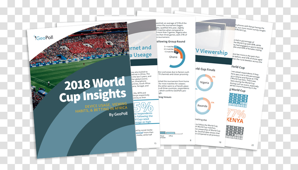 Geopoll World Cup Report Flyer, Poster, Advertisement, Paper, Brochure Transparent Png