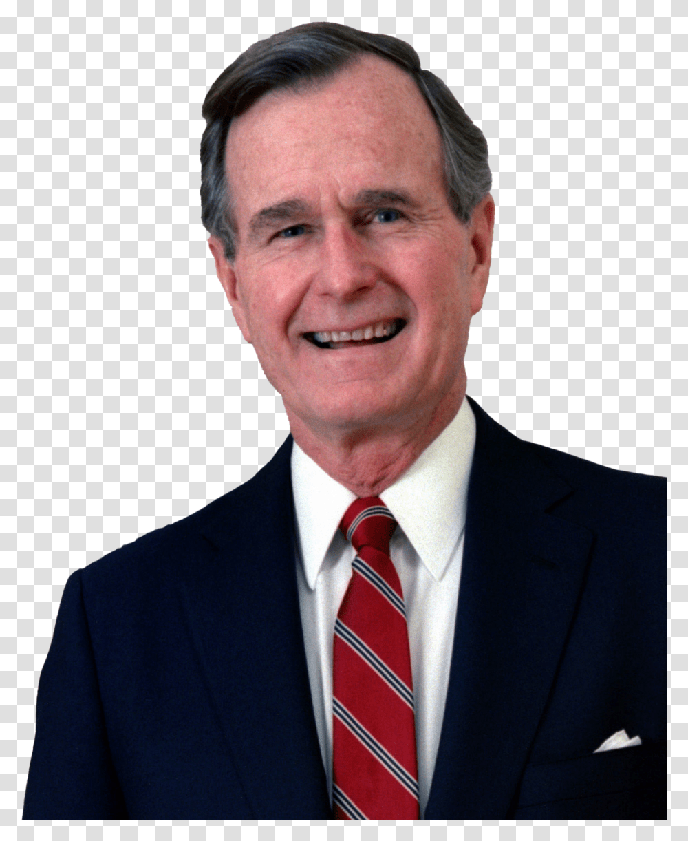 George Bush George Hw Bush Rest In Peace, Tie, Accessories, Suit, Overcoat Transparent Png