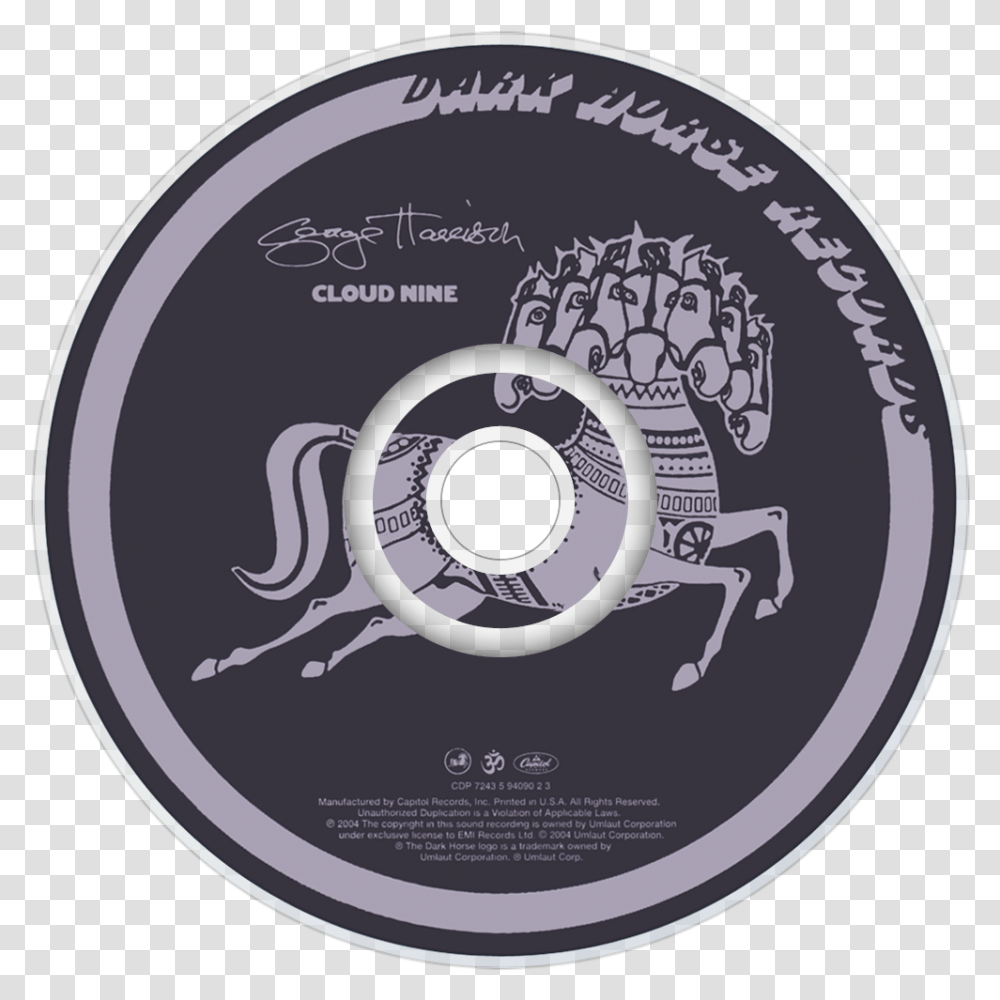 George Harrison Music Fanart Fanarttv Cloud Nine George Harrison Cd, Disk, Dvd, Text, Label Transparent Png