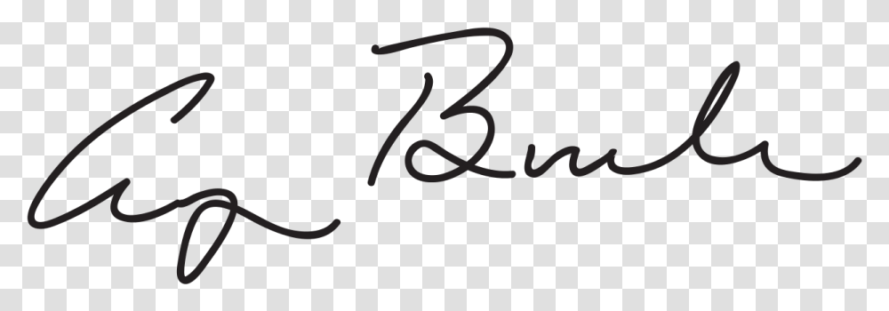 George Herbert Walker Bush Signature, Alphabet, Calligraphy, Handwriting Transparent Png