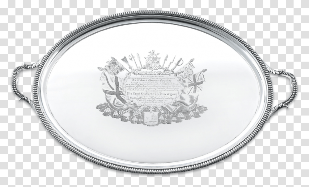 George Iii Silver Tray For Lt Silver, Dish, Meal, Food, Platter Transparent Png