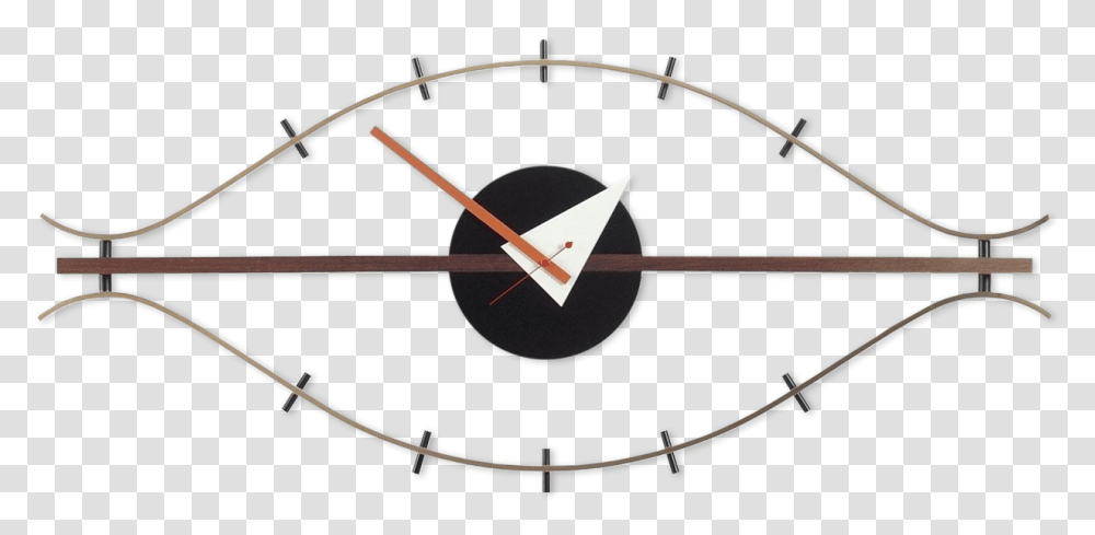 George Nelson Wall Clock Eye Clock Model Eye Clock George Nelson Clock Designs, Bow, Analog Clock Transparent Png