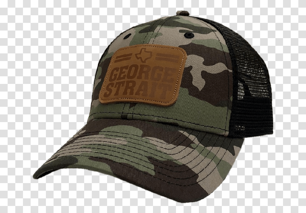 George Strait Camo And Black Ballcap Military Camouflage, Clothing, Apparel, Baseball Cap, Hat Transparent Png