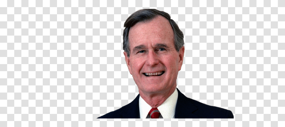 George W Bush 5 Image George Hw Bush If The American People, Person, Tie, Accessories, Face Transparent Png
