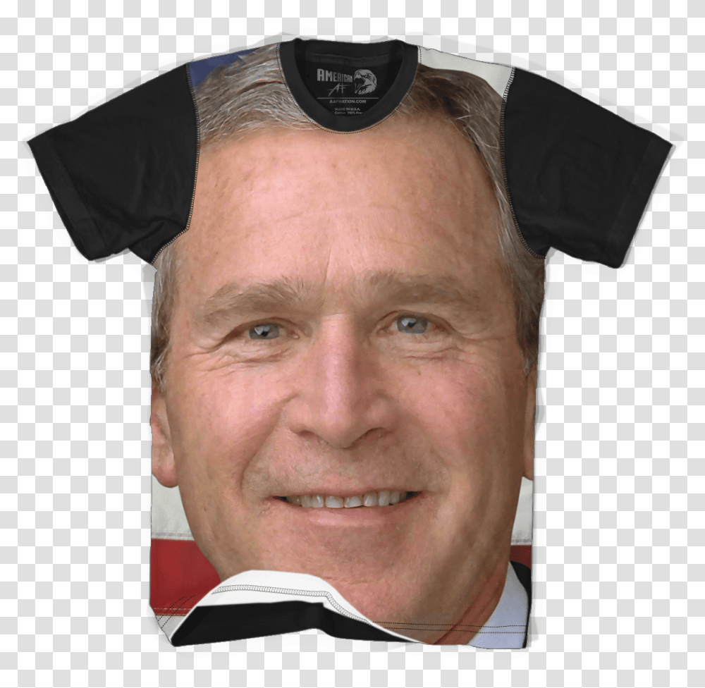 George W Bush, Person, Head, Face Transparent Png