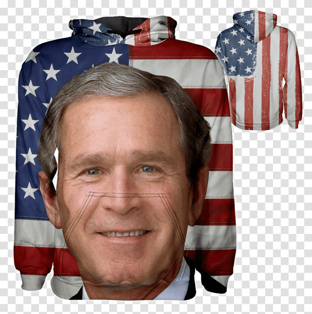 George W Bush, Shirt, Head, Person Transparent Png