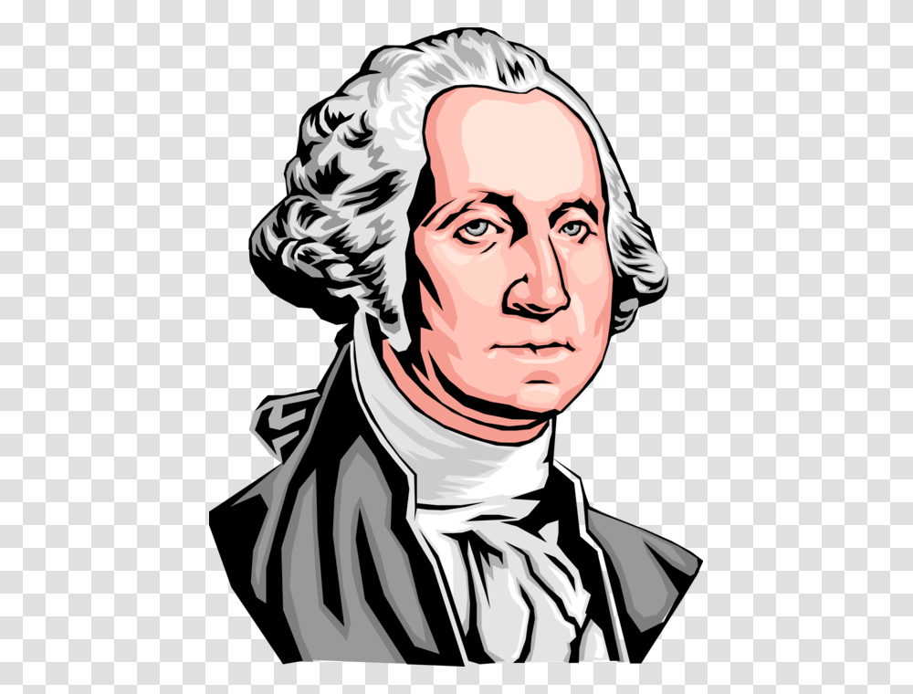 George Washington Birthday Clipart, Person, Human, Face, Head Transparent Png