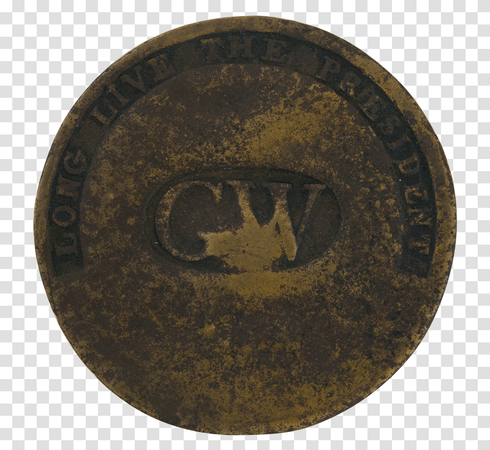George Washington Political Button Museum, Coin, Money, Nickel, Rug Transparent Png