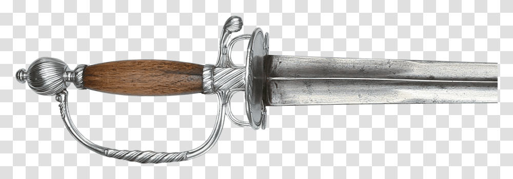 George Washington S 1753 Silver Hilted Smallsword George Washington Favorite Sword, Weapon, Weaponry, Blade, Knife Transparent Png