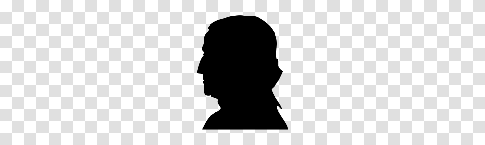 George Washington Silhouette, Gray, World Of Warcraft Transparent Png