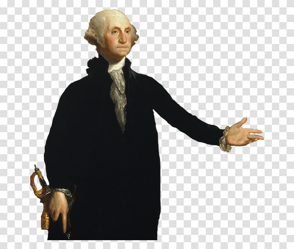 George Washington Standing, Person, Human, Apparel Transparent Png