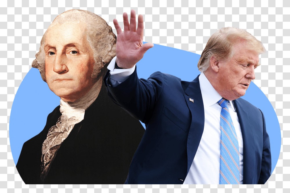 George Washington Trump, Tie, Accessories, Suit, Overcoat Transparent Png