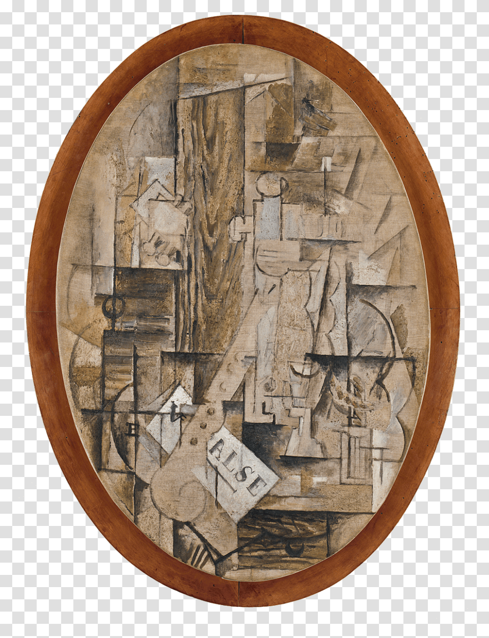 Georges Braque The Clarinet, Painting, Wood, Coin Transparent Png