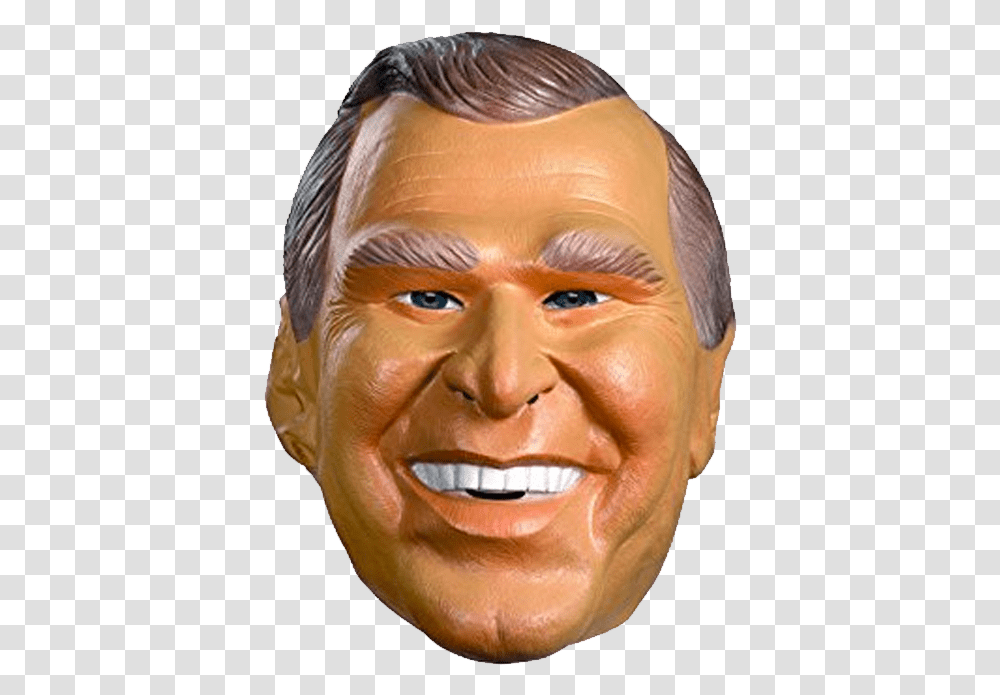 Georges W 1988 George Bush Halloween, Head, Person, Human, Mask Transparent Png