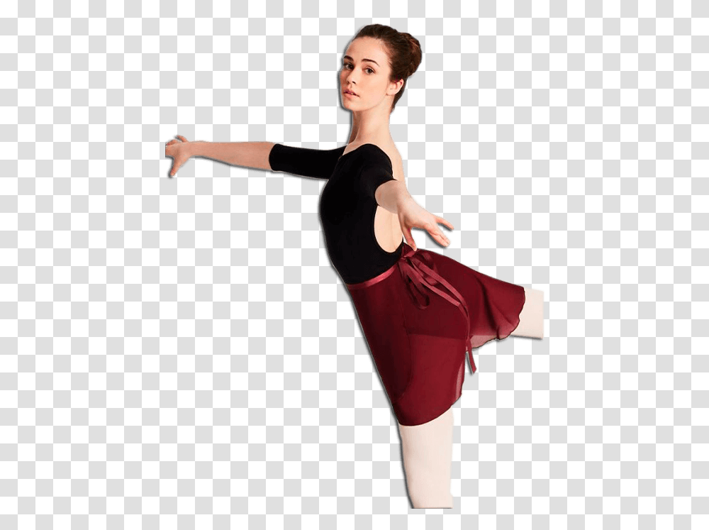 Georgette Wrap Skirt Georgette Ballet Skirt, Dance Pose, Leisure Activities, Person, Human Transparent Png