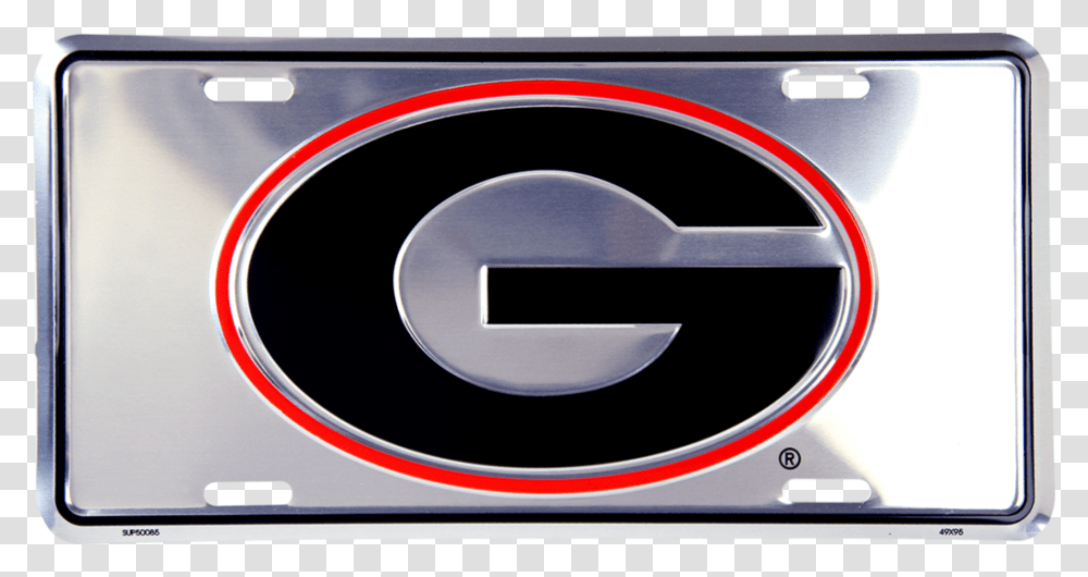 Georgia Bulldogs Anodized License Plate Uga Auto Tag Uga, Sports Car, Vehicle, Transportation Transparent Png