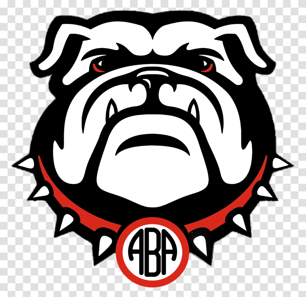 Georgia Bulldogs Football University Of Georgia Georgia Georgia Bulldogs Logo, Head, Stencil Transparent Png