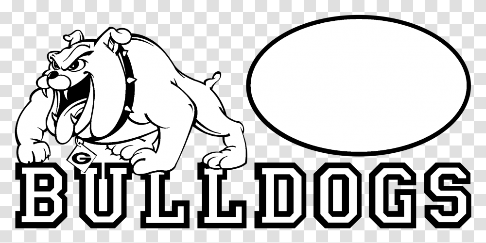 Georgia Bulldogs Logo Georgia Bulldogs, Hand, Fist, Stencil Transparent Png