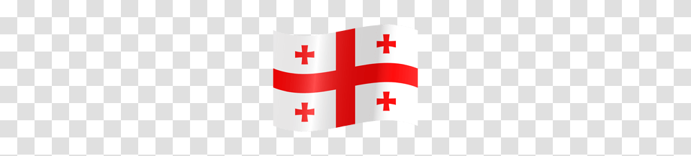 Georgia Flag Clipart, First Aid, Red Cross, Logo Transparent Png